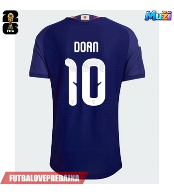 Lacne Muži Futbalové dres Japonsko Ritsu Doan #10 MS 2026 Krátky Rukáv - Domáci